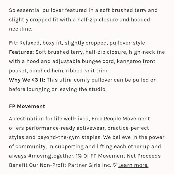 FP Movement Shelter Hoodie - washed peach - Picture 6 of 13